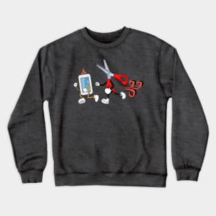 Scissors and Glue Break Free Crewneck Sweatshirt